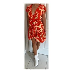 Hawaii Tropical Wrap Dress